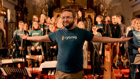 Koncert scholy Rytmig v Dolní Dobrouči 2025